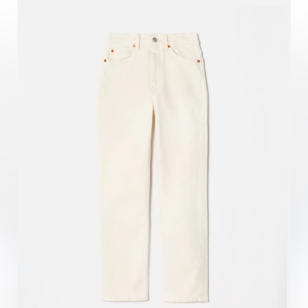 RE/DONE Comfort Stretch 70s Straight Jean - Vintage White